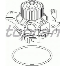 101 575 TOPRAN Водяной насос
