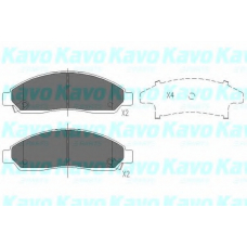 KBP-3513 KAVO PARTS Комплект тормозных колодок, дисковый тормоз