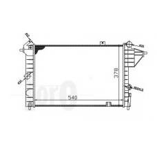 037-017-0038 LORO Радиатор, охлаждение двигателя