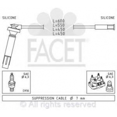 4.9814 FACET Комплект проводов зажигания
