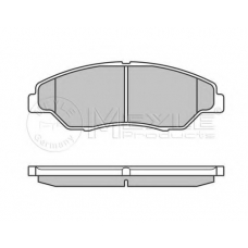 025 234 4215/W MEYLE Комплект тормозных колодок, дисковый тормоз