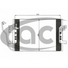 300584 ACR Конденсатор, кондиционер