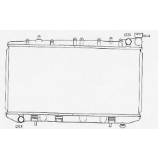 0100786 BEHR Radiator