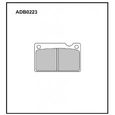 ADB0223 Allied Nippon Тормозные колодки