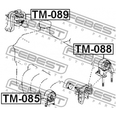 TM-089 FEBEST Подвеска, двигатель