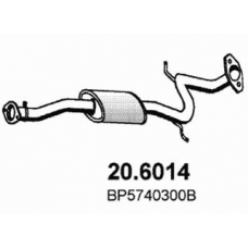 20.6014 ASSO Средний глушитель выхлопных газов