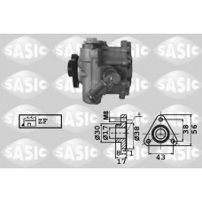 7076049 SASIC Гидравлический насос, рулевое управление