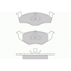 12-0672 E.T.F. Комплект тормозных колодок, дисковый тормоз