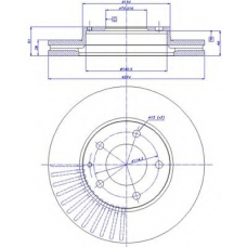 142.359 CAR Тормозной диск