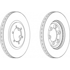 DDF1605-1 FERODO Тормозной диск