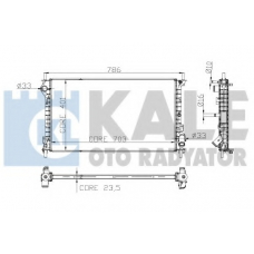 180800 KALE OTO RADYATOR Радиатор, охлаждение двигателя