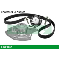 LKP031 TRW Водяной насос + комплект зубчатого ремня
