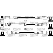 346663 VALEO Комплект проводов зажигания