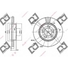 BD1046 DJ PARTS Тормозной диск