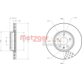 6110138 METZGER Тормозной диск