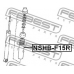 NSHB-F15R FEBEST Защитный колпак / пыльник, амортизатор