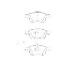 WBP24727A WAGNER LOCKHEED Комплект тормозных колодок, дисковый тормоз