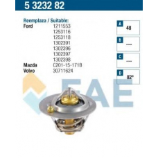 5323282 FAE Термостат, охлаждающая жидкость