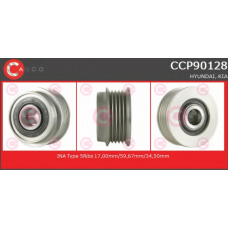 CCP90128 CASCO Ременный шкив, генератор