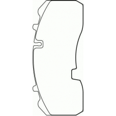 C1026 PAGID Комплект тормозных колодок, дисковый тормоз