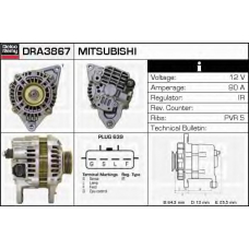 DRA3867 DELCO REMY Генератор