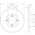 8DD 355 114-851 HELLA Тормозной диск