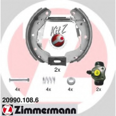 20990.108.6 ZIMMERMANN Комплект тормозных колодок