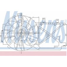 85209 NISSENS Вентилятор, охлаждение двигателя