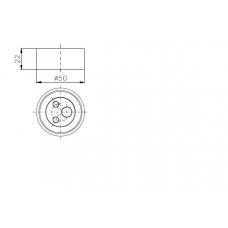 TKR 9863 TIMKEN Натяжной ролик, ремень грм