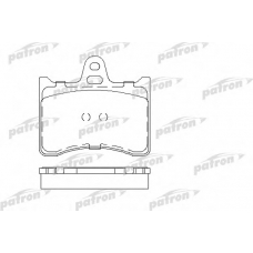 PBP1070 PATRON Комплект тормозных колодок, дисковый тормоз