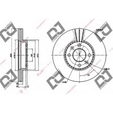 BD1193 DJ PARTS Тормозной диск