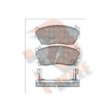 RB0882 R BRAKE Комплект тормозных колодок, дисковый тормоз