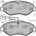 541737 VALEO Комплект тормозных колодок, дисковый тормоз