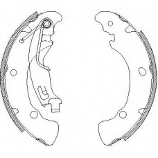 4041.01 QUINTON HAZELL Комплект тормозных колодок