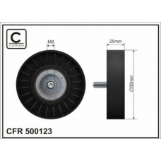 500123 CAFFARO Паразитный / ведущий ролик, поликлиновой ремень