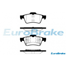 5501223629 EUROBRAKE Комплект тормозных колодок, дисковый тормоз