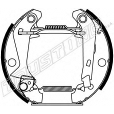 6126 TRUSTING Комплект тормозных колодок