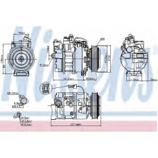 89208 NISSENS Компрессор, кондиционер