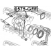 0575-GFF FEBEST Ремкомплект, тормозной суппорт
