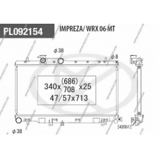 S156U20 NPS Радиатор, охлаждение двигателя