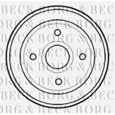 BBR7115 BORG & BECK Тормозной барабан