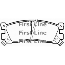 FBP1538 FIRST LINE Комплект тормозных колодок, дисковый тормоз