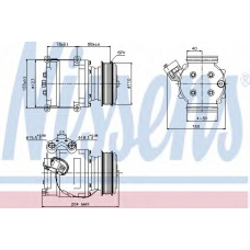89230 NISSENS Компрессор, кондиционер
