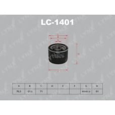 LC-1401 LYNX Фильтр масляный