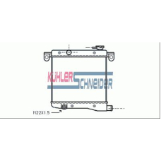 1700301 KUHLER SCHNEIDER Радиатор, охлаждение двигател