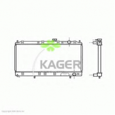 31-2296 KAGER Радиатор, охлаждение двигателя