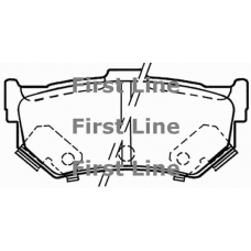 FBP1492 FIRST LINE Комплект тормозных колодок, дисковый тормоз