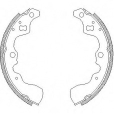 Z4132.00 WOKING Комплект тормозных колодок