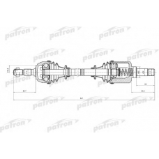 PDS0080 PATRON Приводной вал