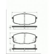 1501223506 S.b.s. Комплект тормозных колодок, дисковый тормоз